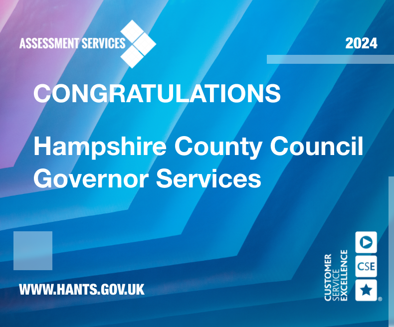 Congratulations to @hantsconnect Governor Services for maintaining the Customer Service Excellence at their recent Annual Review assessment. 🎉 #customerservice #customerserviceexcellence #customerexperience #localauthority #governors