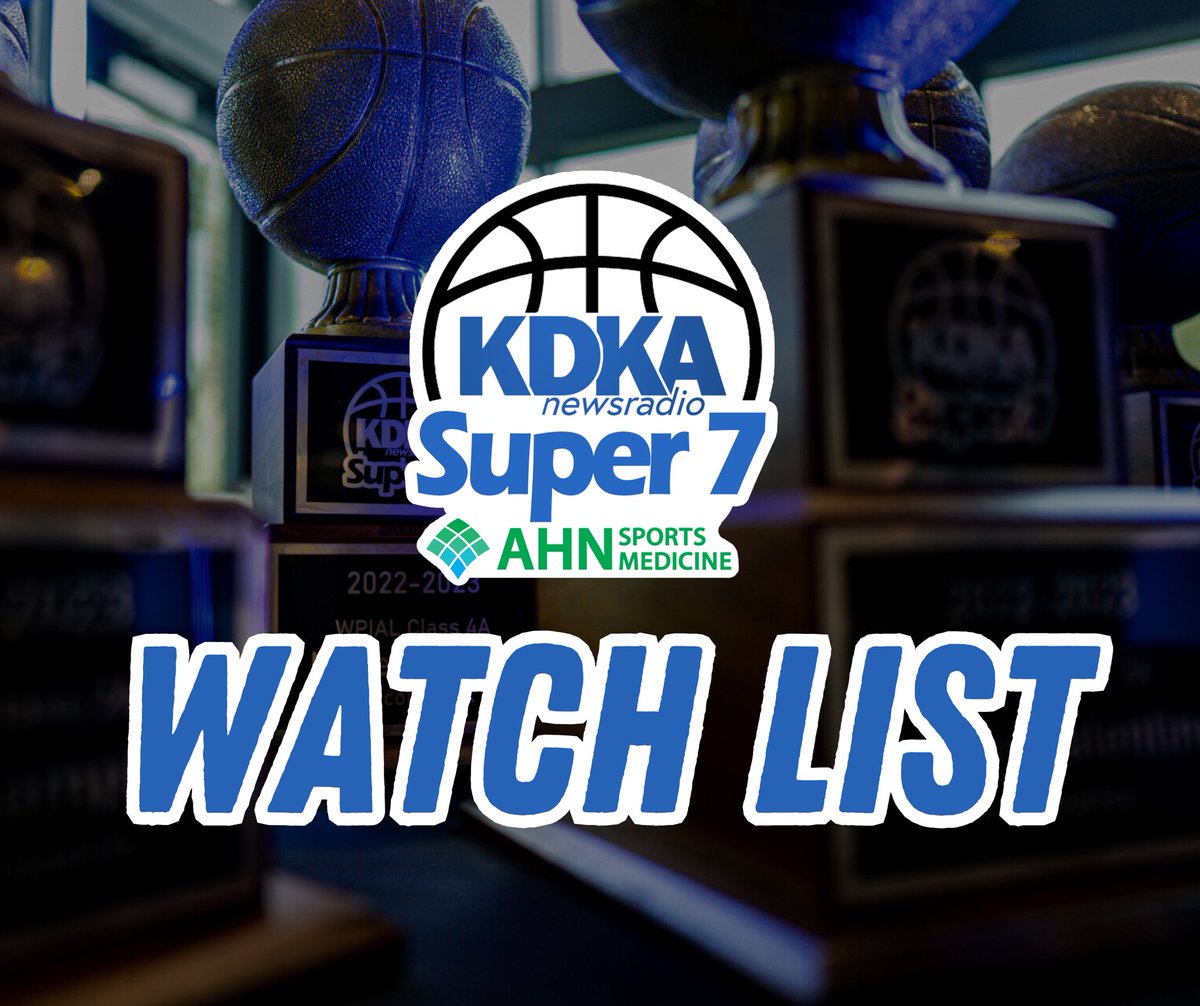 Check out which boys &amp; girls basketball players earned a spot on our latest #KDKASuper7 Watch List‼️👀

Read more ➡️: audacy.com/kdkaradio/spor…

#KDKAHoops #GoNextLevel #WPIAL