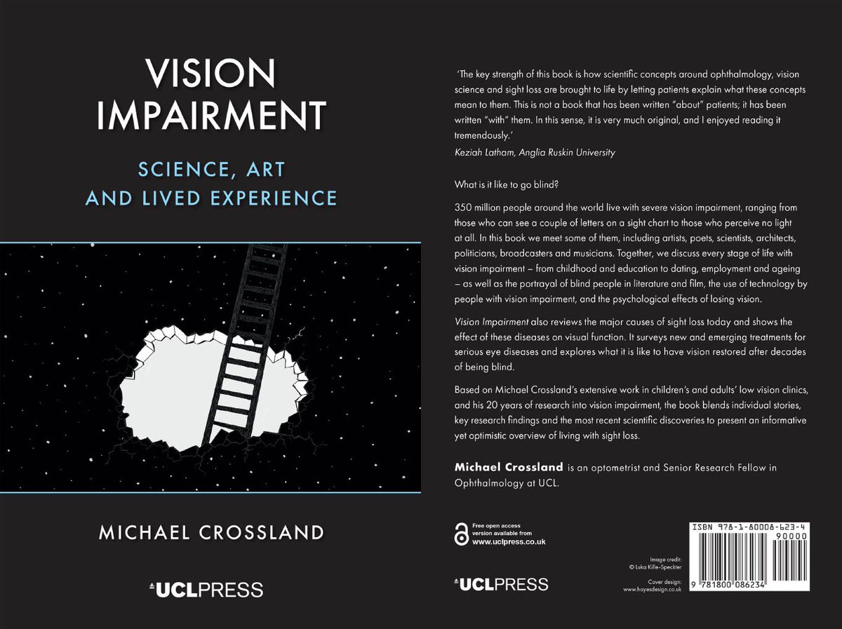 Congratulations to Michael Crossland, specialist optometrist at Moorfields and senior research fellow in ophthalmology at UCL, who has published a book, Vision Impairment.