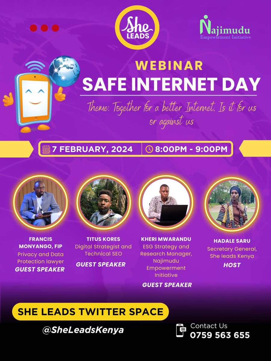 The internet is a powerful tool that can connect us, inform us, and inspire us. But it can also expose us, deceive us, and harm us. Join us tomorrow for an encouraging conversation as we mark Safer Internet Day. 

Join us using this link;  x.com/i/spaces/1MYGN…