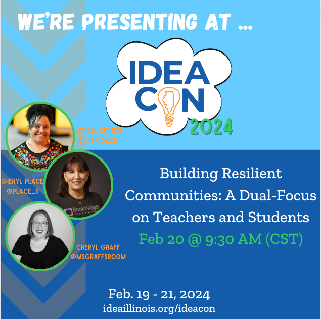 🌐 Save the date! 2/20 9:30 - 10:30 AM | Presenting at IDEAcon. Join @CitiCoach, @MsGraffsroom & me...@place_s. Together, we will explore strategies for Building Resilient Communities: A Dual-Focus on Teachers & Students 🏫 Exciting insights and discussion await! #IDEAcon #ideail