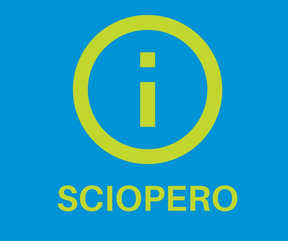 LUNEDI’ 12 FEBBRAIO 2024 sciopero nazionale di 4 ORE 

Il personale viaggiante e gli addetti alle biglietterie di Trentino trasporti  SI ASTERRANNO dal servizio dalle 09 alle 13

Scaricare il comunicato per  i treni FTM e FTB garantiti: bit.ly/SCIOPERO12_02_…

<a href="/TgrRaiTrentino/">Tgr Rai Trentino</a>