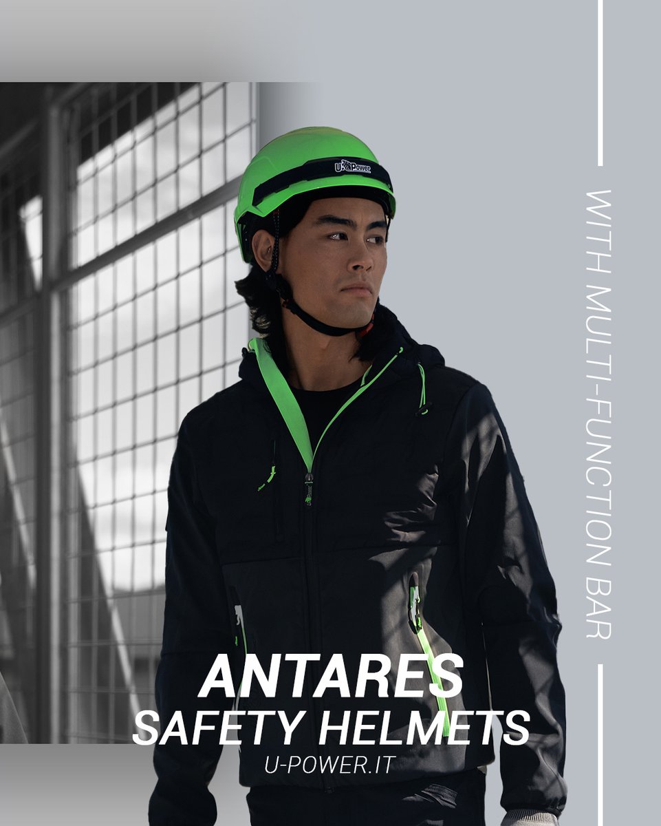 Affronta il lavoro con sicurezza e comfort grazie al nostro casco da lavoro 🛠️
Dotato di una barra multifunzione, fascia porta-lampada, porta badge, cuffie antirumore, visiera e lampada. 

Scopri sul sito tutte le varianti colore!
#upower