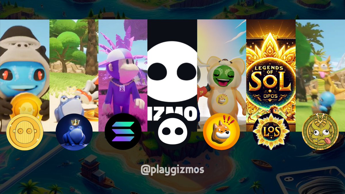 Gizmos is a multicurrency gaming world, pioneering the recipe for the ultimate booming economy

Trade, play, reward w
$SOL <a href="/solana/">Solana</a>
$BONK <a href="/bonk_inu/">BONK!!!</a>
$BOZO @bozocoinsol 
$ROBERT <a href="/KingRobertToken/">robert’s coin</a> 
$LEGEND <a href="/Legends_of_SOL/">Legends</a> 
$DRAKO @DrakoSolana 
&amp; Gizmo's in-game currency

#LFGIZMOS