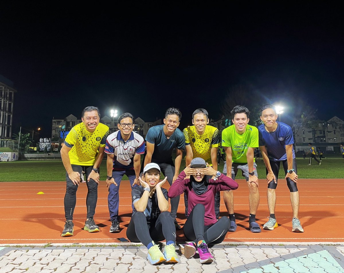 Track running tadi kat Stadium MPKj Bangi.