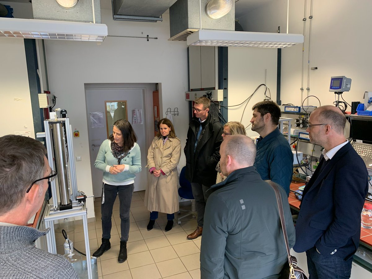 Today we visited our @EpicurAlliance partners at @KITKarlsruhe. There are many possibilities for collaboration and student exchange. We visited Engler-Bunte-institute to hear about their research on capturing CO2 from seawater and other projects in the Green transition @NATsdu