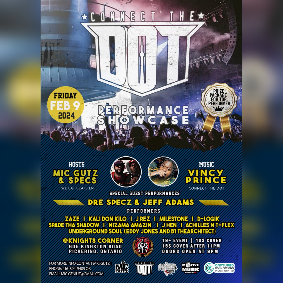 SpadeTheShadow's tweet image. Peace Yall! This Friday you can catch me in Pickering, ON for the Connect the Dot Showcase over at Knights Corner Pub! Tickets are $10 at the door! Hope to see you there! #hiphop #livehiphop #livemusic #pickering #torontohiphop #Boombap #theshadowman #spade #spadetheshadow