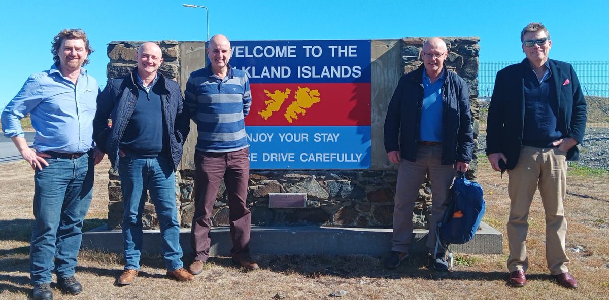The Team has arrived! Fantastic to hear that the flight went to plan (not always a straightforward journey!) and they are in Port Stanley before the move to the start line on Thursday to raise money for @RAFBF #epicadventure #falklandislands #charityexpedition