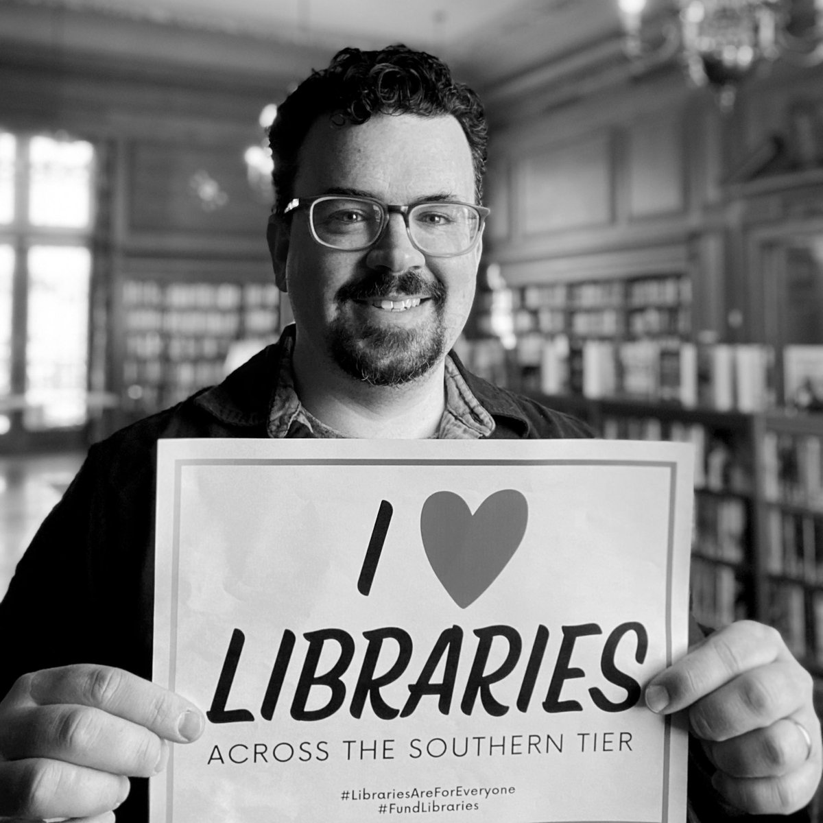 I love that libraries are a place where everyone is welcome. We can work together to do great things in our community! -Library Director Nic G. #fundlibraries #librariesareforeveryone