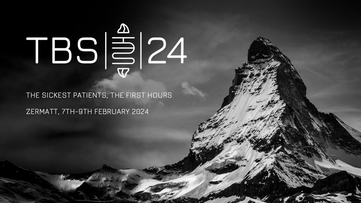 Don't miss out on cutting edge talks on critical care, emergency medicine, resuscitation, prehospital medicine and physiology from world experts.

#FOAMed at its best

LIVE from Zermat Wed-Fri

Programme and stream:

scanfoam.org/tbs24