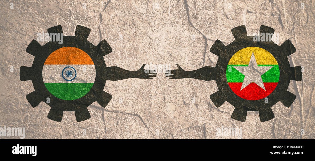 🇮🇳🤝🇲🇲 Indo-Myanmar trade potential remains largely untapped. 💼 Current figures reveal minimal impact, with traded items often originating from third countries. Governments need to prioritize border region development for a meaningful boost. #IndiaMyanmarTrade #EconomicPotential