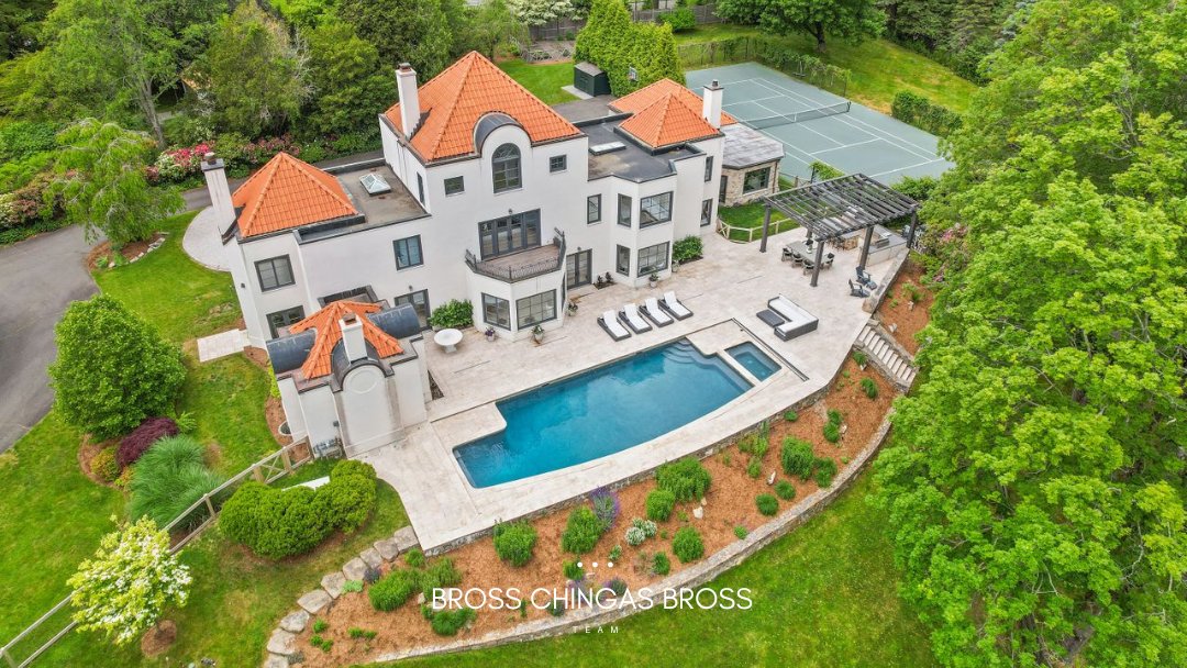 This grand and luxurious residence on Westport's famed 'Gold Coast' sits on 4+ acres of park-like property w/ stunning pool & tennis court
69 Beachside Ave | #WestportCT | $7,950,000
BrossChingas.com
 #SoldOnWestport & #SoldOnCT
@ColdwellBanker⠀⠀⠀
Info@BrossChingas.com