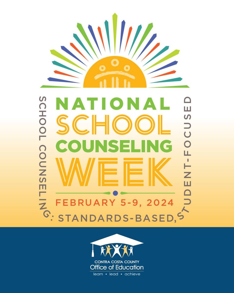 WCEFK12's tweet photo. Please join us as we honor our school counselors this week! Take a moment to say a huge thank you to those counselors working for our schools. ❤️ @WalnutCreekSD @LasLomasHS https://t.co/BZ0SieEIv6