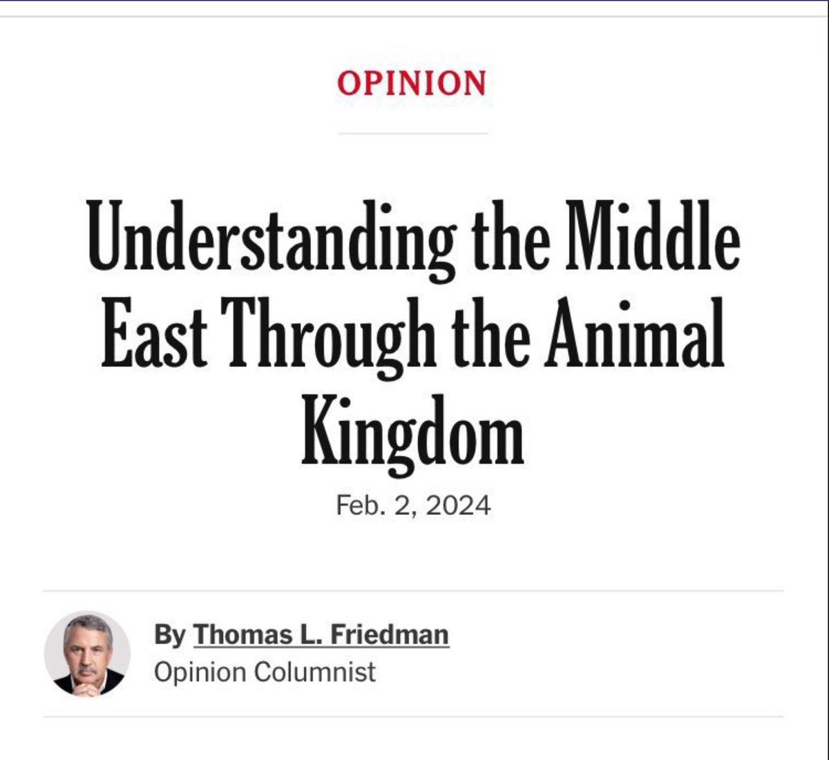 caitoz's tweet photo. The Western Press Are Just Printing Straight Up Nazi Propaganda About Middle Easterners Now
Mass media outlets like The Guardian, The New York Times and The Wall Street Journal have been allowing the publication of some amazingly racist pieces these last few days. All are directed at middle easterners and those of middle eastern descent, just as the western empire drops more and more bombs on more and more countries in the middle east.
On Monday The Guardian published a political cartoon which would be indistinguishable from Nazi propaganda of the 1930s, except that it happens to depict a Muslim instead of a Jew. The cartoon features Iranian leader Ali Khamenei holding puppet strings to so-called Iranian proxy groups in the middle east like the Houthis, Hezbollah and Hamas, in exactly the same way Nazis used to depict Jews as malignant puppet masters manipulating world affairs.
Compare this:
to Nazi propaganda about Jews puppeting world leaders during the lead-up to the Holocaust:
To this day it’s understood by the mainstream press that it’s unacceptable to depict anyone of the Jewish faith as any kind of puppet-master figure in any context at all. Fox News, the Dutch paper De Volkskrant, the Indian Bharatiya Janata Party and right wing political cartoonist Ben Garrison have all come under fire in recent years for depicting Jewish people in that way, so it’s safe to say that if The Guardian had published a similar cartoon about Israeli influence featuring an Israeli leader it would have been a massive scandal subject to international outcry.
In fact the bar is quite a bit lower for what qualifies as an outrageous racist trope when it comes to criticism of Israel. Mainstream platforms like The Guardian, The New York Times and the Sunday Times have been pressured to remove cartoons critical of Israel which are far less clearly anti-semitic than cartoons about sinister puppet masters. In 2014 the Sydney Morning Herald was pressured to remove and apologize for a cartoon which was labeled anti-semitic because it featured “a grotesque stereotype of a Jew using a remote-control device to blow up houses and people in Gaza,” something that for the last four months has been a daily occurance and an objective fact of life.
There is zero chance that The Guardian’s editors would have even for a second entertained the idea of publishing such a cartoon about Israeli leaders in the year 2024, but apparently publishing the exact same sort of rehashed Nazi propaganda about Iranian leaders is perfectly fine.
New York Times columnist Tom Friedman, who has never met a middle eastern war that didn’t physically arouse him, was somehow permitted to publish an article titled “Understanding the Middle East Through the Animal Kingdom” which compares middle easterners to insects and parasites.
There is of course no meaningful analysis in Friedman’s piece; he’s literally just comparing countries he likes to cool animals and countries he doesn’t like to yucky bugs. Hamas is a spider. Iran is a “parasitoid wasp”, and Lebanon, Yemen, Syria and Iraq are the caterpillars it lays its eggs in. Netanyahu is a lemur, hopping side to side based on the political demands of the moment, and the United States? You guys, get this: the United States is a lion. Rooooar!
Again, there is no mainstream western outlet in existence who would permit a columnist to compare Israelis to insects or parasites, and rightly so — it’s exactly the type of dehumanizing language was used by the Nazis to pave the way to the Holocaust. But comparing Muslim populations is a-okay in the eyes of the western press.
“We have no counterstrategy that safely and efficiently kills the wasp without setting fire to the whole jungle,” Friedman writes, as though this is a perfectly sane and normal thing to print in the most influential newspaper in the western world.
“Sometimes I contemplate the Middle East by watching CNN. Other times, I prefer Animal Planet,” Friedman concludes, apparently never having been told that contemplating the middle east by watching either is an embarrassing admission.
And that’s it. That’s the extent of the analysis here from mister Thomas L Friedman, who has won no fewer than three Pulitzers for this kind of baby-brained schtick. And if that isn’t an indictment of the state of western journalism, nothing is.
Not to be outdone, The Wall Street Journal has published an article by Steven Stalinsky titled “Welcome to Dearborn, America’s Jihad Capital” about the Michigan city which is home to the largest per capita Muslim population in the United States.
In recent decades Dearborn saw a wave of immigration from Palestine and from Muslim-majority nations that the US is currently bombing like Syria, Iraq and Yemen, and apparently Mr Stalinsky finds it outrageous and scandalous that such a population would be opposing Israel’s actions in Gaza at this time. He frets over a Palestinian American Islamist cleric calling President Biden a “senile pharoah”, which I think we can all agree is hilarious.
Stalinsky runs a think tank called the Middle East Media Research Institute (MEMRI), which was literally founded by a former Israeli intelligence officer. Pro-Palestine activist and academic Norman Finkelstein has accused MEMRI of using “the same sort of propaganda techniques as the Nazis,” and even brazenly unprincipled empire propagandist Brian Whitaker has written that MEMRI “poses as a research institute when it’s basically a propaganda operation.”
In the last few days The Wall Street Journal has also published editorial board pieces with demented headlines like “Chicago Votes for Hamas” after the Chicago City Council voted to support a ceasefire in Gaza, and “The U.N.’s War on Israel” about the since-discredited narrative that some UNRWA staff are known to have participated in the October 7 attack.
And I must say it sure is an interesting coincidence how all this mass media demonizing and dehumanizing of Muslim populations is happening at the exact same time the western empire is raining military explosives upon nations full of Muslims. It’s almost like the western press are trying to manufacture consent for the military aggressions of western governments. It’s almost like they always have.