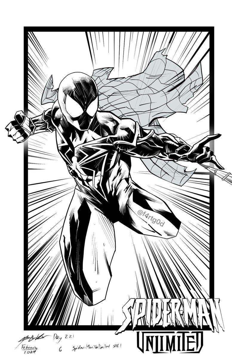 Drawing one Spider-Person (and some symbiotes) everyday until Beyond the Spider-Verse comes out    

Day 221: Spider-Man Unlimited - Peter Parker (Earth 71126)