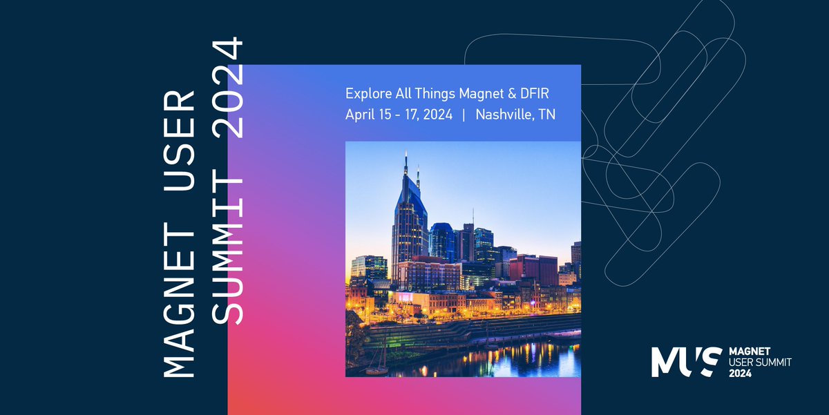 MagnetForensics's tweet photo. Before we start Magnet User Summit 2024, our Training team will be teaching our #AX200, #GK200, & #AX300 courses, giving you a chance to do some training while at the event (plus you'll get a free conference pass!) Save your spot today: https://t.co/jbHnvPKuFF #MUS2024 #DFIR https://t.co/5hMhn5IO3W