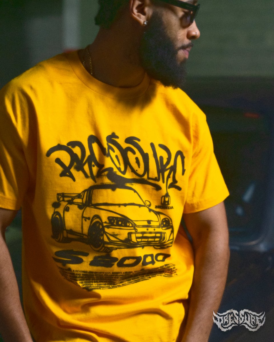 upressureapp's tweet photo. $12 S2000 TEES 
AVAILABLE FRIDAY 5PM EST ON https://t.co/b5XxnsAufR https://t.co/7pvmi3hI5q