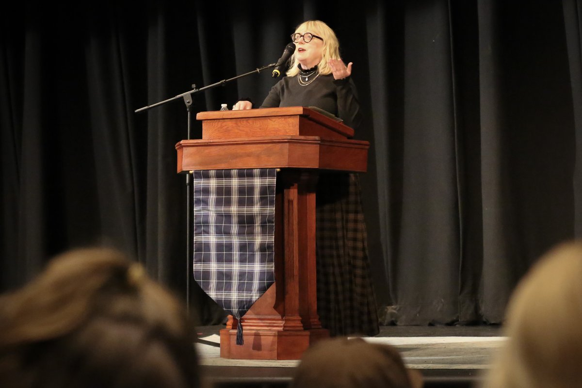 "This ability of the human mind to make images, to imagine, reflects the marvelous fact that we are all made in the image of God. We are the product of God’s imagination—he literally imaged us."
Huge thanks to @karenswallowprior for sharing with our Spartans today.