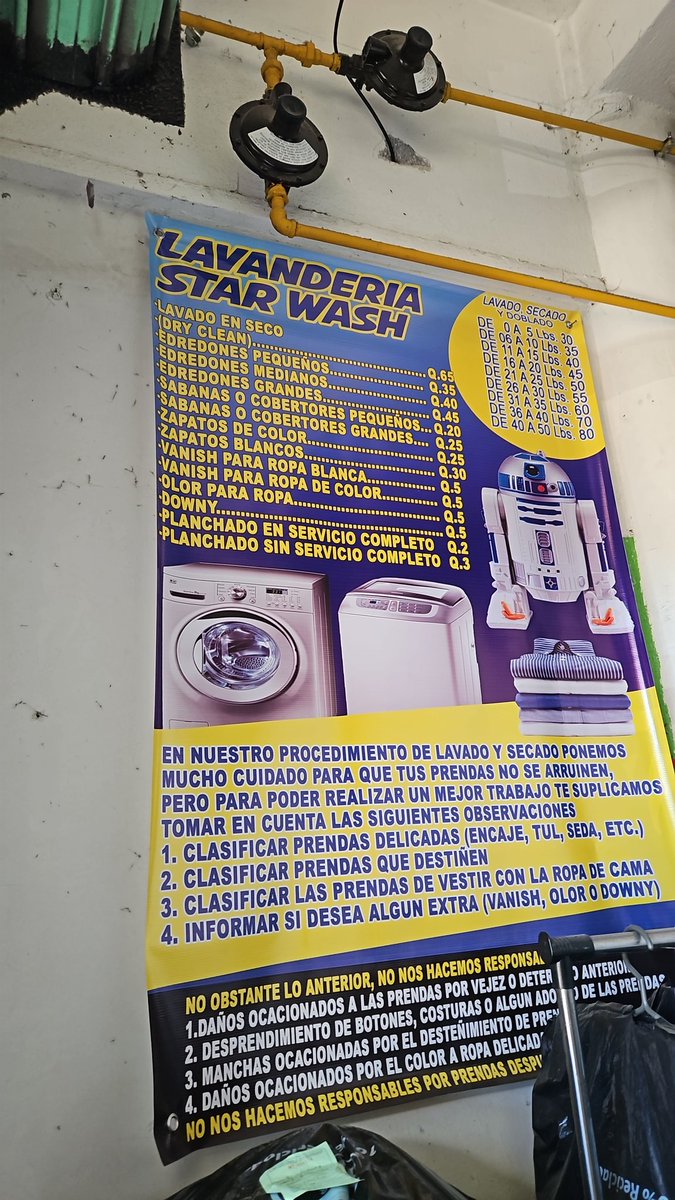 ¿Será que me incluye un Darth Vader si dejo la ropa?