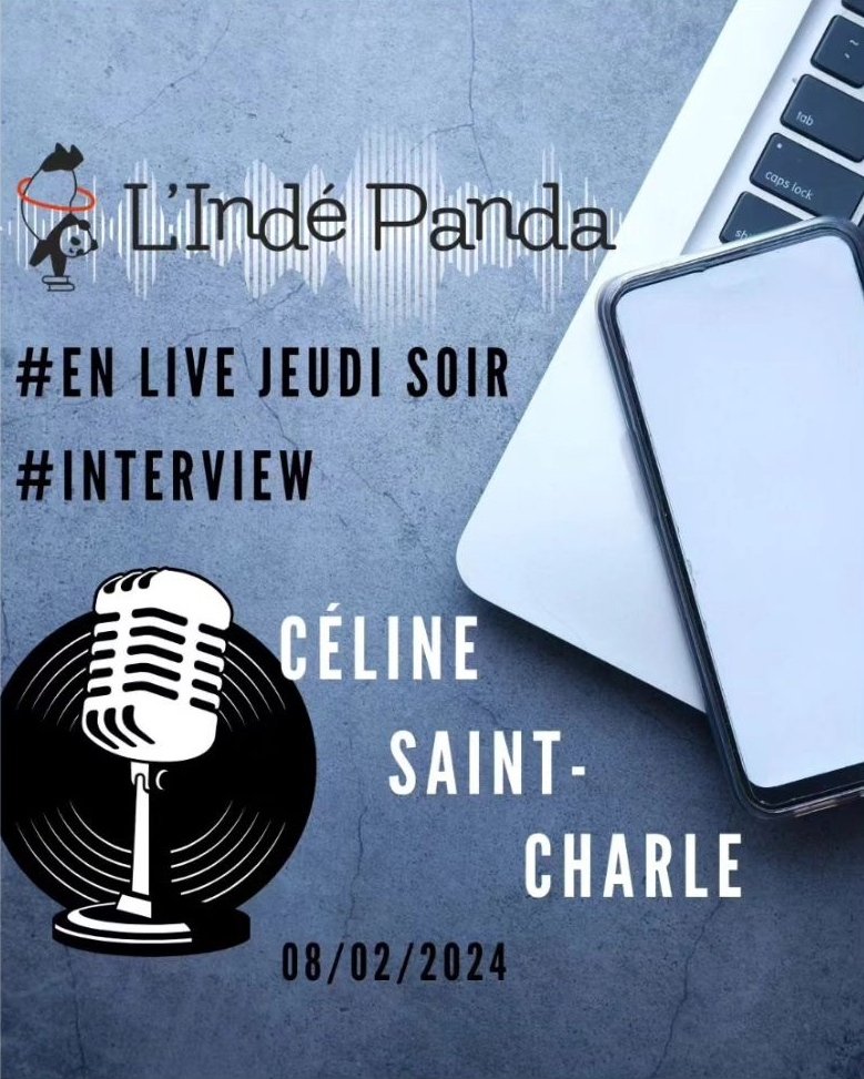 À vos agendas ! 
Jeudi 8 février 2024 à 20h, live sur Instagram avec l'autrice Céline Saint-Charle. Venez la découvrir ou la redécouvrir et n'hésitez pas à poser vos questions.