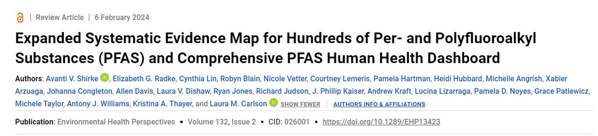 It's been a while going public but this article is now public ehp.niehs.nih.gov/doi/10.1289/EH…  . It was a pleasure working with this richly skilled team of people