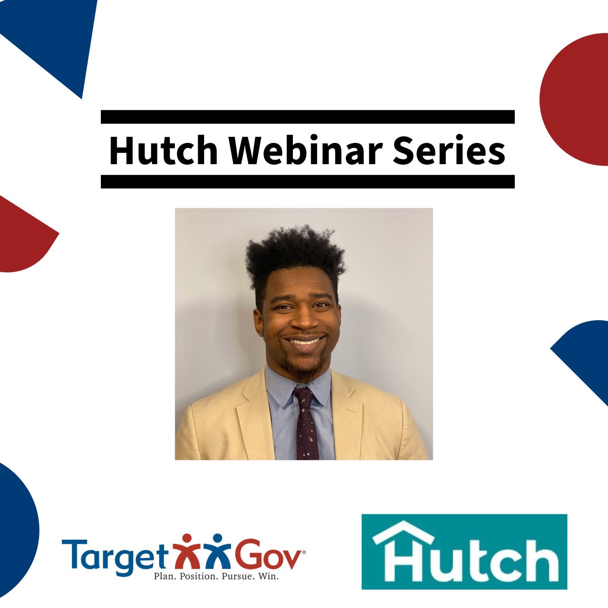 TargetGov's tweet photo. Hutch Webinar Series
Complimentary

Register Here: https://t.co/DLbXxr1zbY

Join industry trailblazers @hutchstudiohqs and Targetgov's Kiyon Brandford for a powerhouse trifecta of webinars designed to illuminate your path to government success.

#governmentcontracting #GovCon https://t.co/bQSrhHWzsX