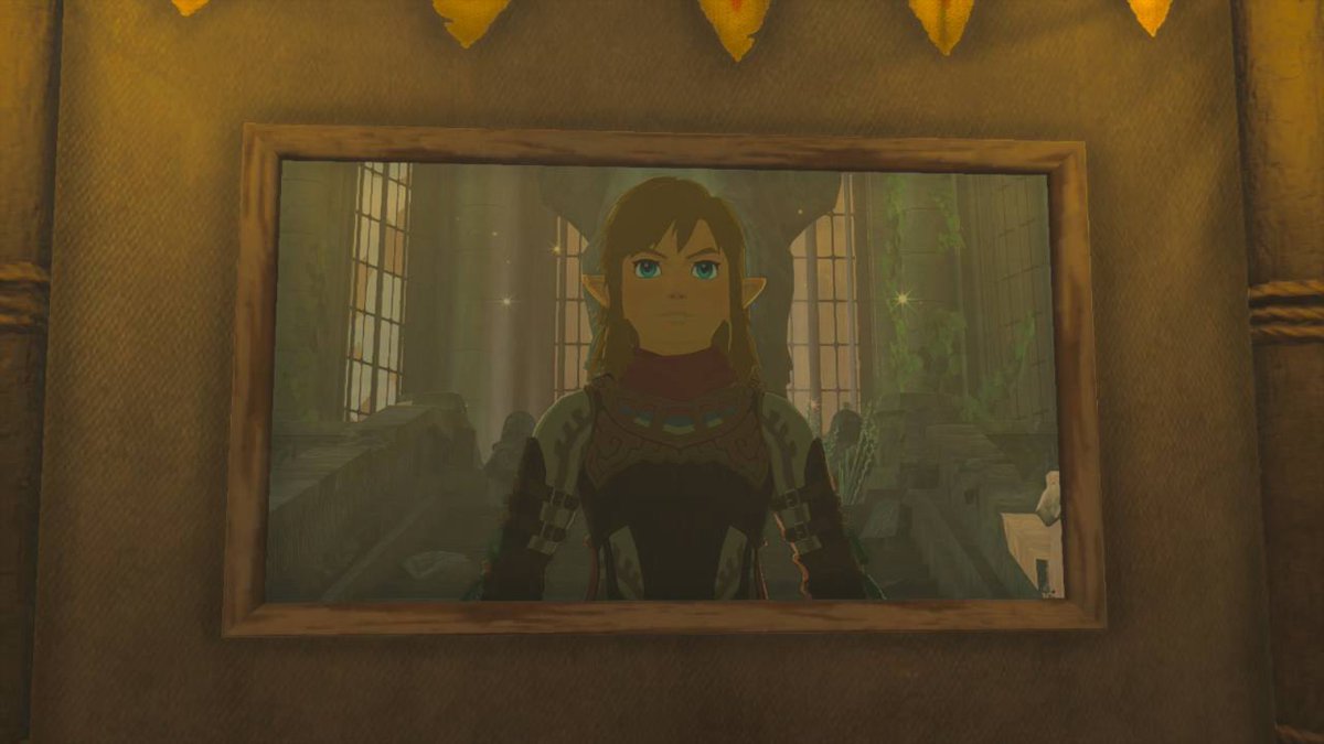 mabbdog_gaming's tweet photo. I grew tired of people all over Hyrule not knowing who the Hero (who’s saved their lives countless times) was so I made everyone a little gift. No one has any excuse to NOT know Mr. Man’s face.   Ever. Again. #tearsofthekingdom #legendofzelda #nintendoswitch https://t.co/05774Lrp4Q