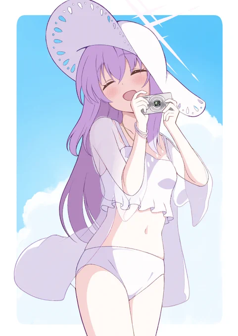 水着アツコアリウス夏イベ待ってる#ブルアカ 