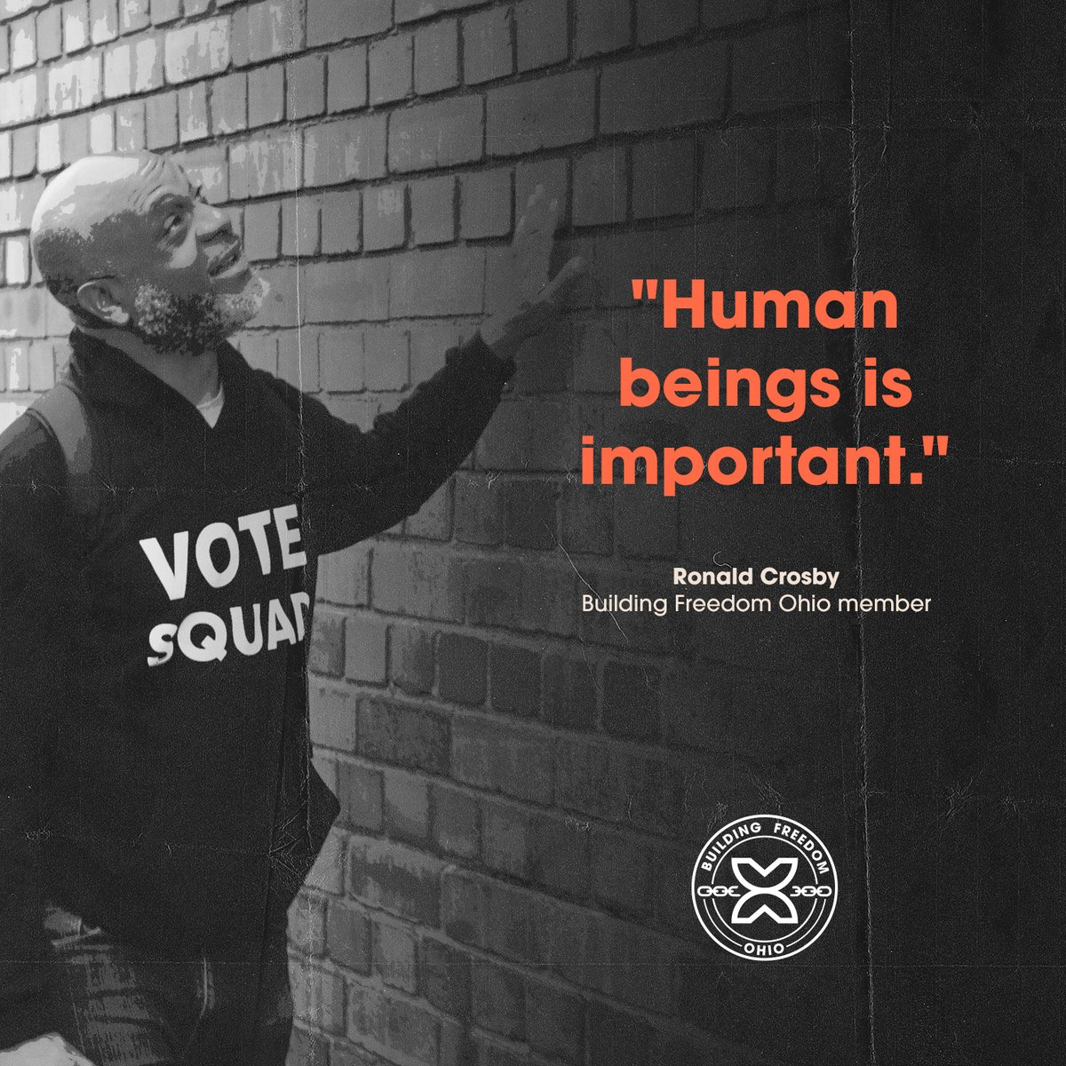 BuildFreedomOH's tweet photo. 💪🏿🖤🔥 Next up on our #BlackHistoryMonth series, where we're featuring Ohio’s felony-impacted leaders on the ground!

➡️ Meet BFO member Ron Crosby. He recently shared his story abt why he wants to help felony-impacted individuals improve their lives: https://t.co/7NZgvicJq5 https://t.co/qPSVwgf1DJ