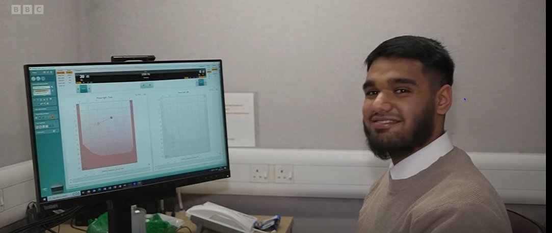 Loved seeing our fabulous audiology apprentice on BBC Look East this evening! <a href="/CUH_audio/">CUH Audiology Department</a> <a href="/EoE_HCS_Network/">East of England Healthcare Science Network</a>