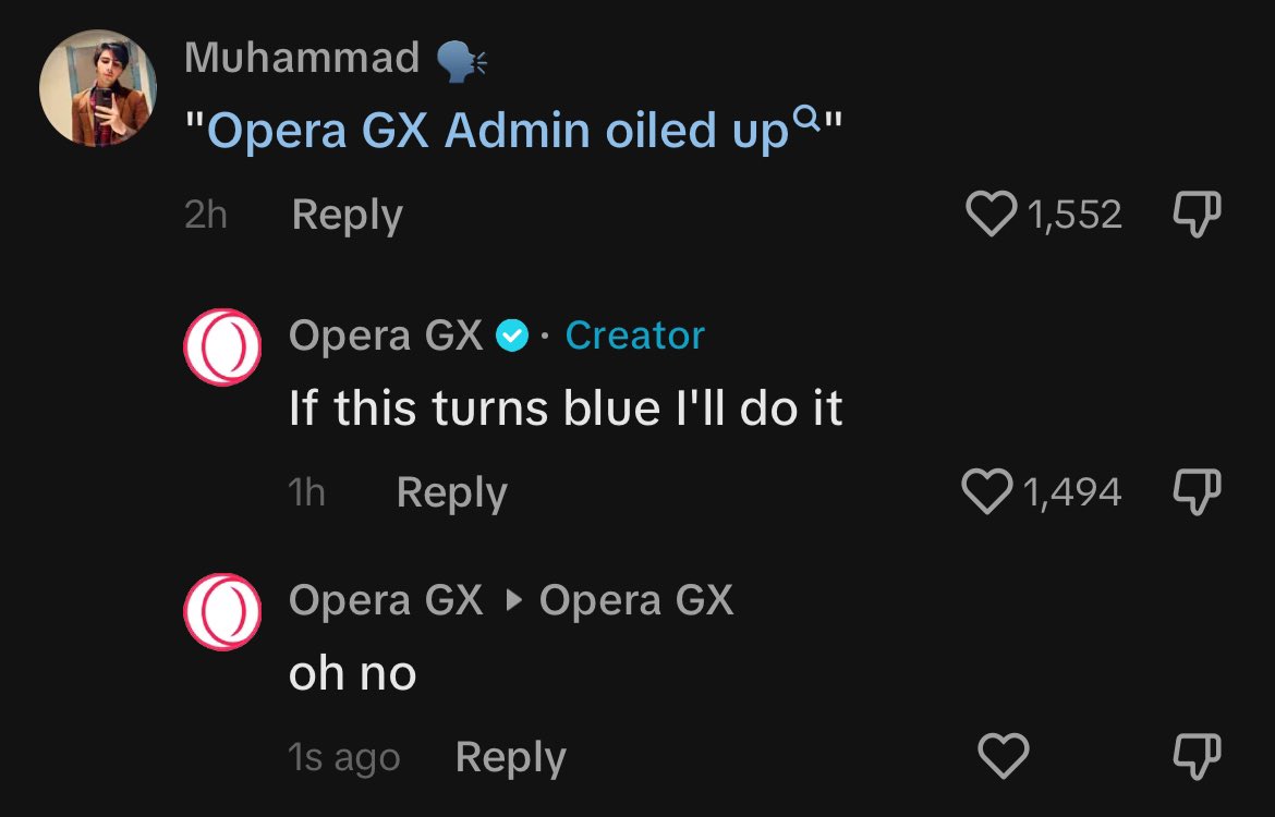 Opera GX tweet media