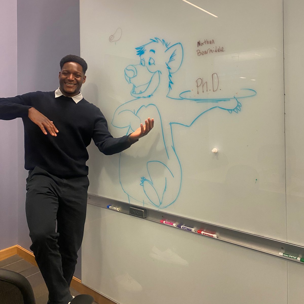 RNA Therapeutics Institute (@rti_umasschan) on Twitter photo Congratulations, Dr. Nathan Bamidele, from <a href="/ESontheimerLab/">ErikSontheimerLab</a>, on his successful thesis defense today! Fantastic talk on Protein and Guide RNA Engineering of Compact Cas9 for Enhanced Precision Genome Editing! Congratulations! Congratulations, Dr. Nathan Bamidele, from <a href="/ESontheimerLab/">ErikSontheimerLab</a>, on his successful thesis defense today! Fantastic talk on Protein and Guide RNA Engineering of Compact Cas9 for Enhanced Precision Genome Editing! Congratulations!