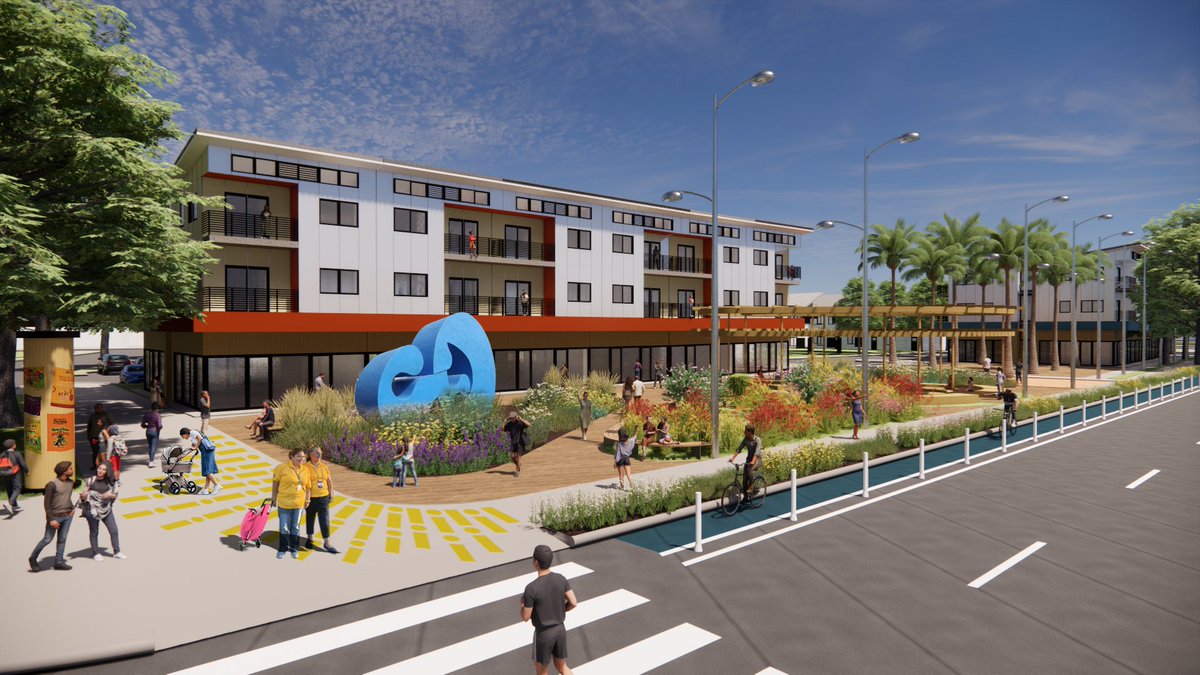 The Transformation Plan for the International Southmost community in Brownsville, TX envisions multiple types of housing for the diverse households compositions, and healthy and active outdoor spaces #BrownsvilleIsChoice #ChoiceNeighborhoods
#urbanplanning #community #design