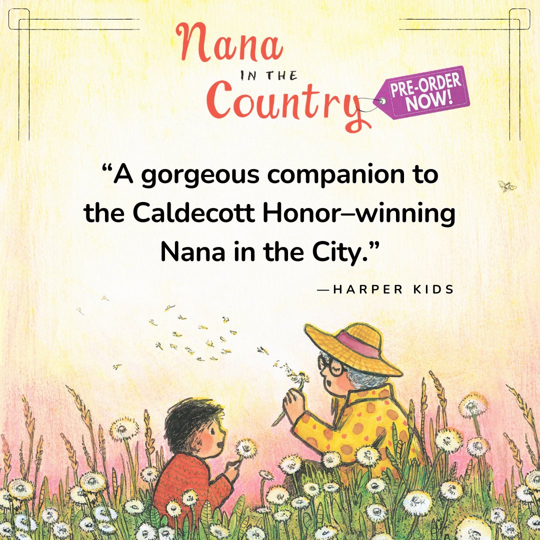 NANA IN THE COUNTRY is out 2 weeks from today!!!🐓🐑🦆 The first 100 book orders through my local indie @MidtownScholar will receive a signed and numbered art print: midtownscholar.com/signed-copies/…