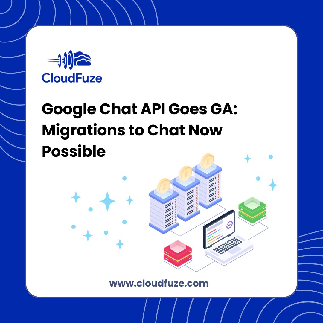 CloudFuze's tweet image. 🚀 Exciting news in the tech world! Google Chat API is now Generally Available, unlocking a new era of possibilities. Seamlessly migrate to Chat and elevate your communication game!
ow.ly/ofxQ50QwIzp
#GoogleChat #GoogleChatAPI #GA #TechInnovation