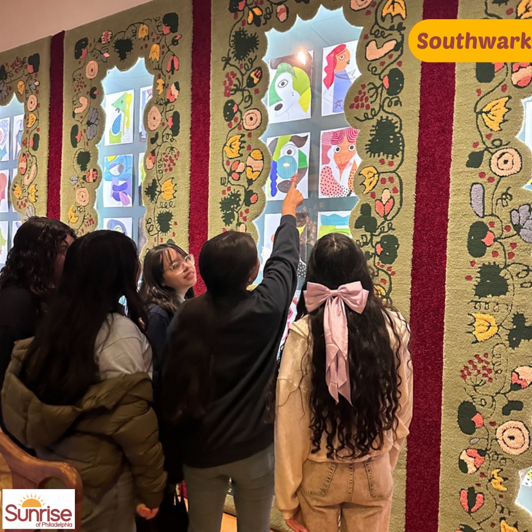 Southwark middle schoolers explored the vibrant world of textiles on their field trip to the Fabric Workshop and Museum!