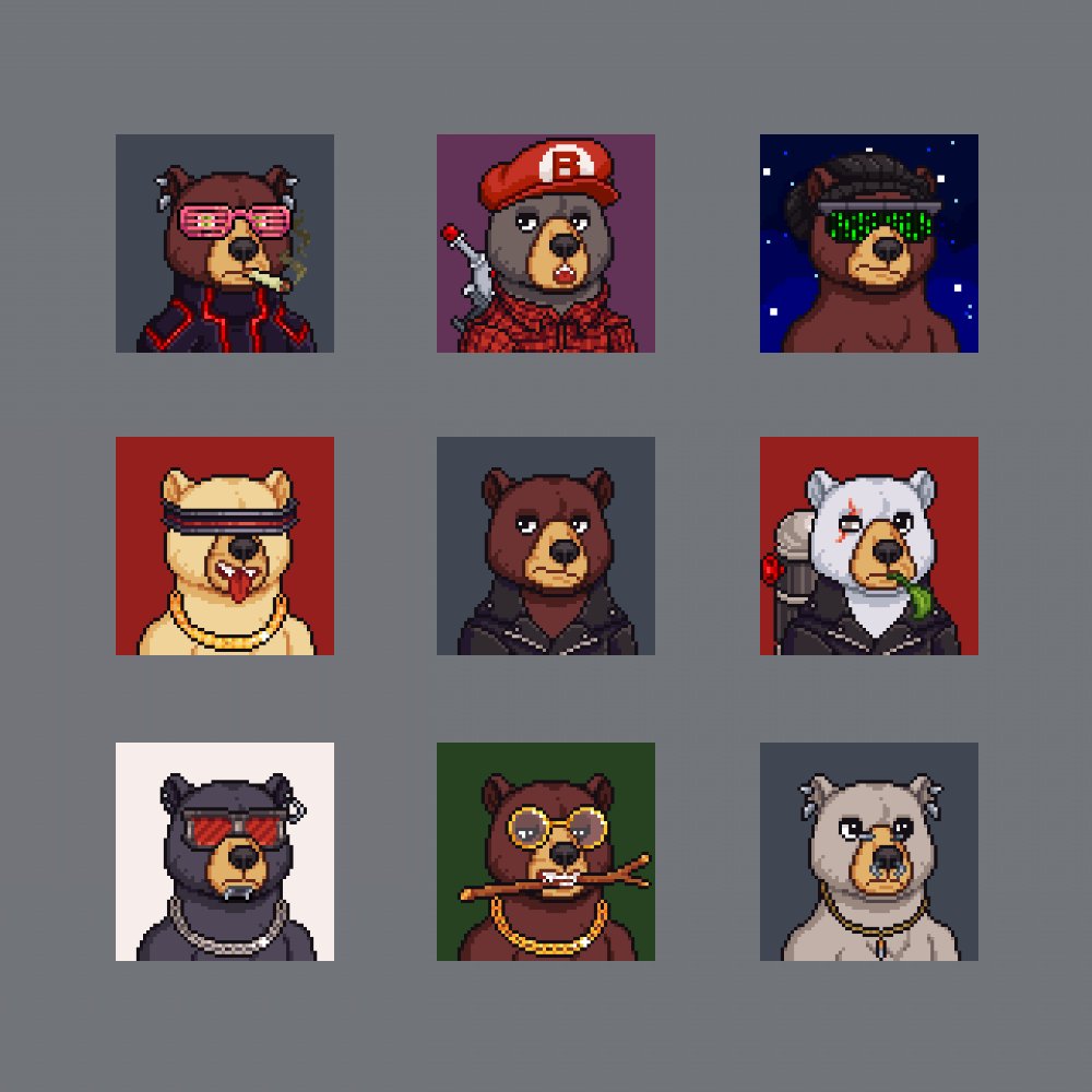 CyberBearsNFTs's tweet photo. These Bears need some OGs to claim them. 

OG Role = Free Mint 

Like ❤️
RT 🔁
Tag 2 friends 

We will select 2 OG winners in 48hours⏳

Don't forget to Turn on Post Notifications  to stay updated with Bear News🔔 https://t.co/fHky4KX7l0