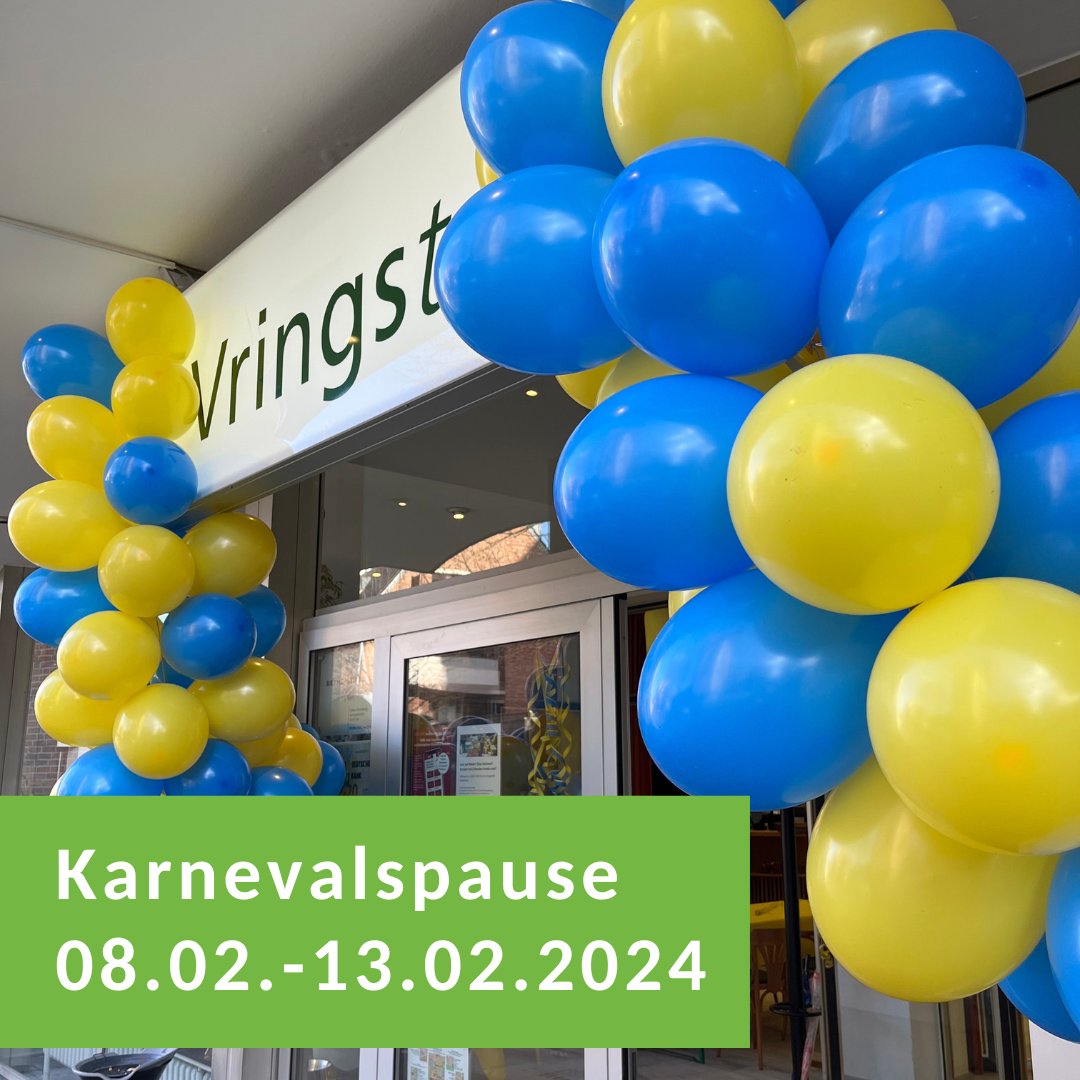 Von Weiberfastnacht bis einschließlich Veilchendienstag lassen wir in der Südstadt dem Karneval den Vortritt: vringstreff.de/vorabinfo-paus… #Alaaf!