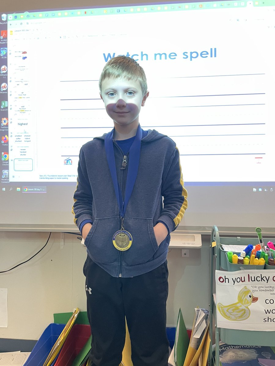 Our student of the month exemplifies the school pledge everyday. He is a true role model to his peers. Congratulations!