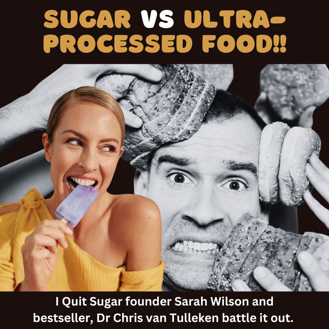 What is the ultimate culprit, sugar or ultra-processed foods? @DoctorChrisVT and I have needed to meet for more than a decade - to chat this quandary and stacks more, rapid-fire, agreeing and disagreeing. We finally do in a roller-coasting #wild episode! rb.gy/jl1eq8