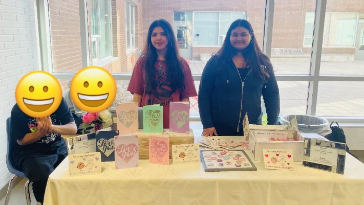 Love is in the air and perhaps some money in our program’s pocket for students🤣!! @JASS_risewithus @PeelSchools is selling their own handcrafted #ValentinesDay cards and candy (with some help from our dynamic Student Council). Come and check us out. #AlwaysBeMyBaby💕#LoveYou💕