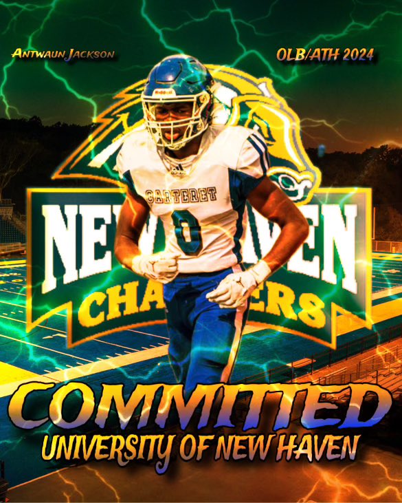 110% committed @CoachCrandall @CoachPince @UNewHavenFB @CarteretHFC @RamblerFB #Chargeon #1affects100