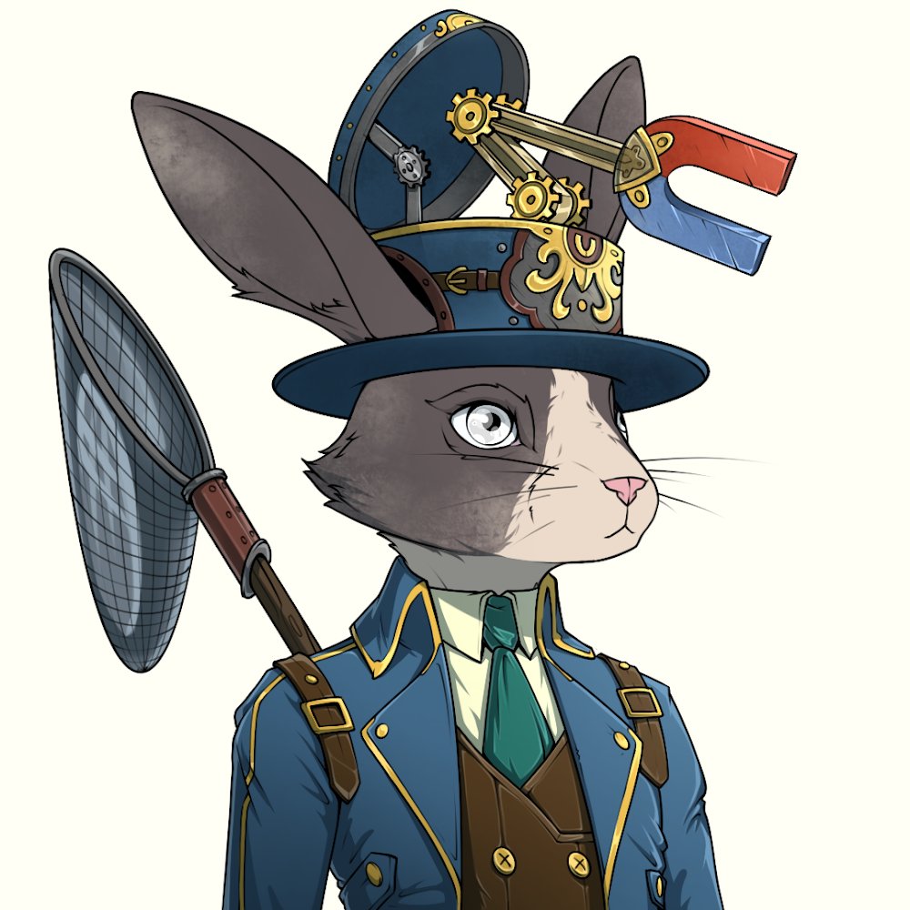 Jumping into the Rabbit Hole! 

My <a href="/Elementerra_io/">Elementerra</a> Rabbit got jokes, a butterfly net for charm, magnetic vibes, and a Dutch twist – and guess what? Level 7 perks: earning 1290 $ELE DAILY! 🐇🦋🧲