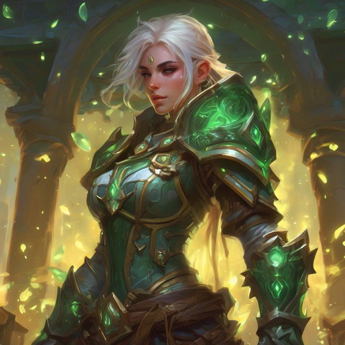 Check this out world of Warcraft inspired ai generated art of female heroes paladins. #robertgogel #dreadedgamer<a href="/tag/instalike"class="tags"><span>#instalike</span></a><a href="/tag/art"class="tags"><span>#art</span></a><a href="/tag/hero"class="tags"><span>#hero</span></a><a href="/tag/wow"class="tags"><span>#wow</span></a><a href="/tag/feelgood"class="tags"><span>#feelgood</span></a><a href="/tag/female"class="tags"><span>#female</span></a><a href="/tag/ai"class="tags"><span>#ai</span></a>