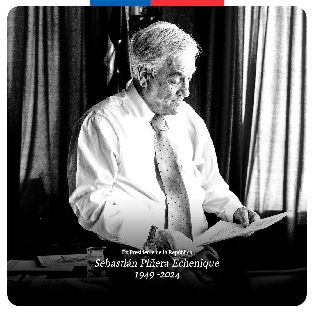 Quiero expresar mis más sentidas condolencias a la familia, cercanos y a quienes fueron parte de los dos gobiernos del ex Presidente Sebastián Piñera Echenique. En especial, hago llegar un abrazo cariñoso y fraterno a su esposa, Cecilia Morel, a sus hijos, Magdalena, Cecilia,