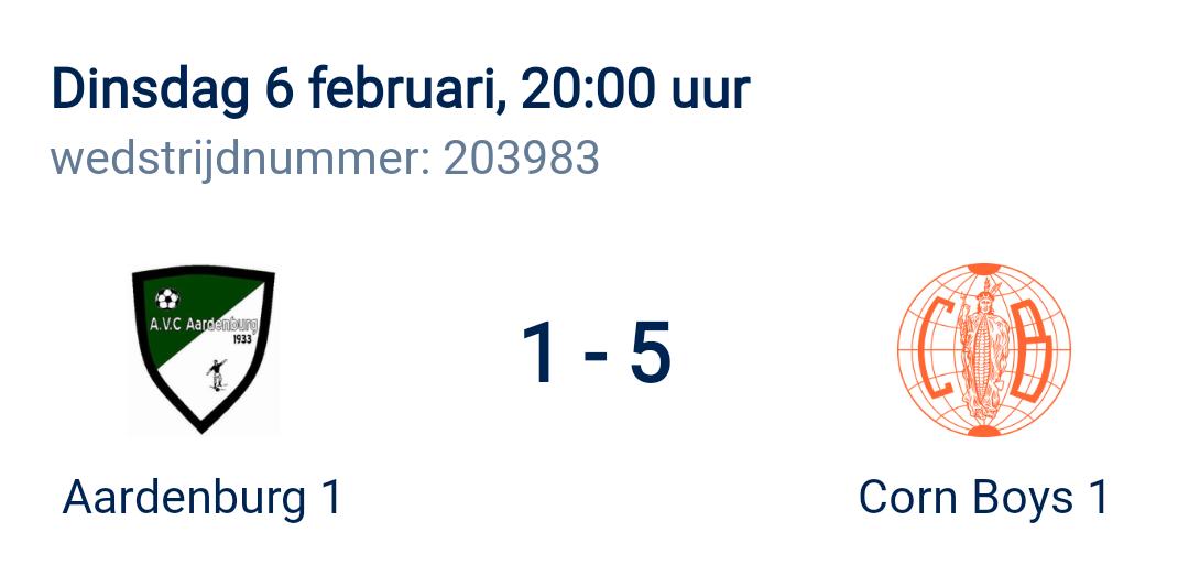 Wedstrijdverslag