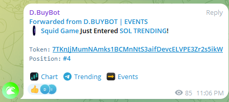 ALL DAY ALL NIGHT
$SQUID is on $SOL TRENDING🦑🚀🦑

STAY HYPED, DEVS ARE DELIVERING AS ALWAYS! 🔥
#SQUID 🔛🔝
#SquidGameArmy #Solana