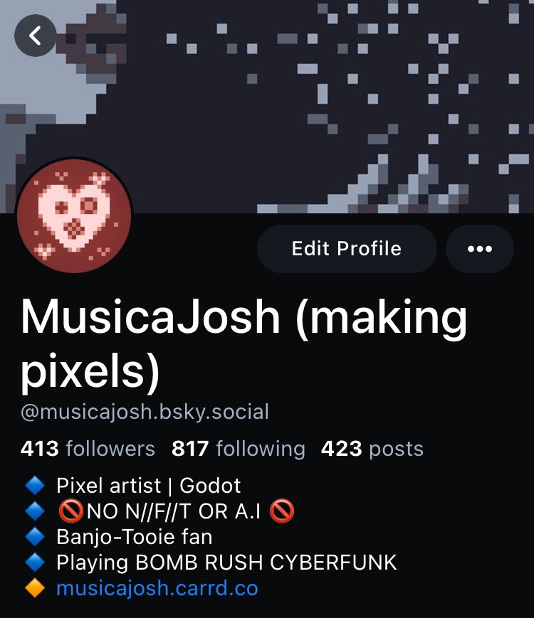 MusicaJosh's tweet photo. The butterfly site is now open for all to join! Please make an account and follow me there if you want to see the last 6 months of art that I’ve made since I stopped posting here (it’s a lot lol)

I really hope to see you there, it’s been a fantastic alternative to this place. https://t.co/wMPfuPPV2j