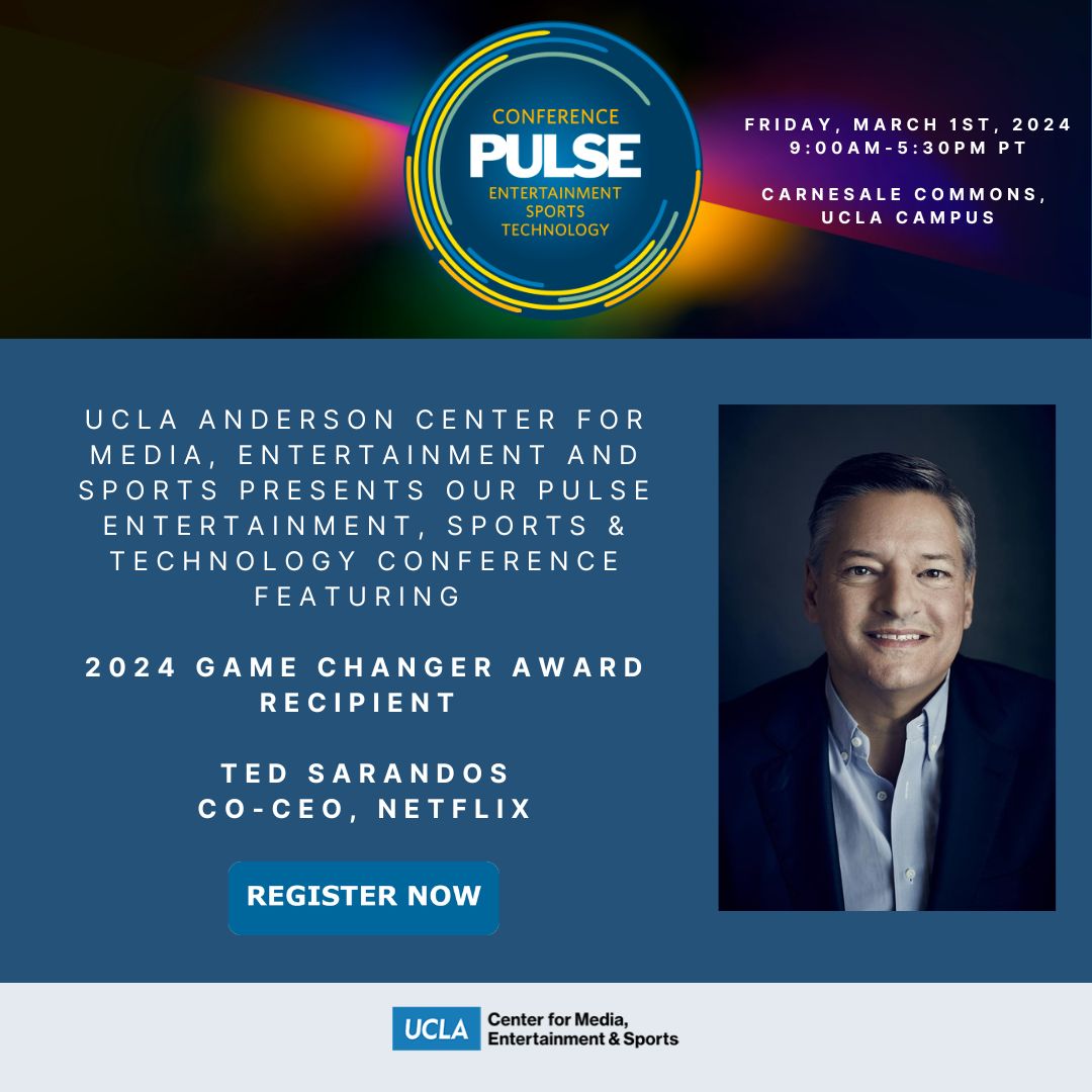 UCLA Anderson Center for Media, Ent. & Sports tweet media