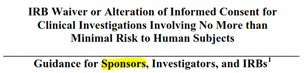 consentement éclairé,essai clinique,FDA